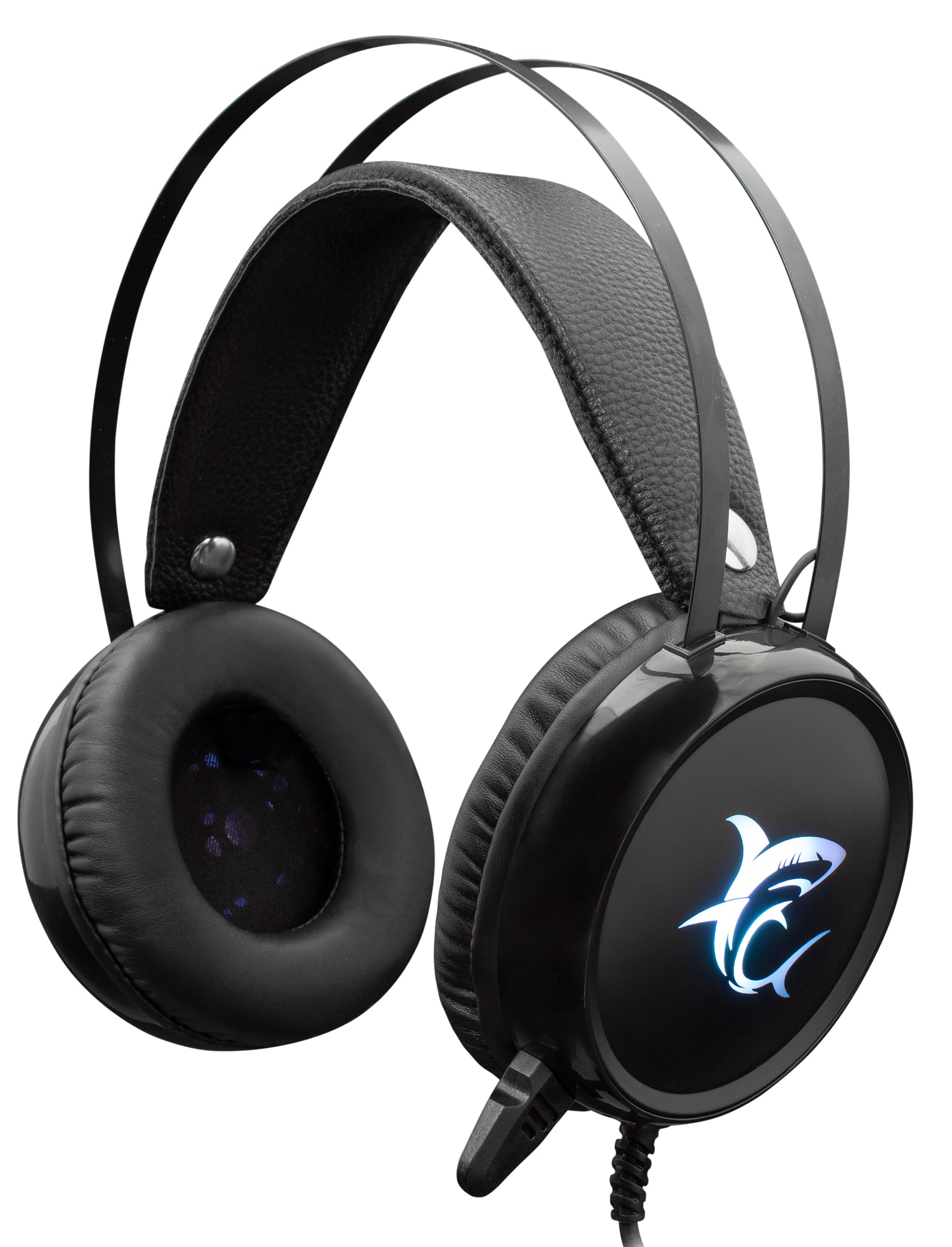 Cuffia Gaming Stereo con Microfono con Illuminazione LED in 7 Colori MARGAY - White Shark ICSB-GH1947