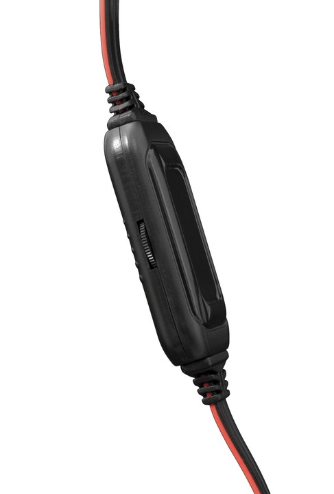 Cuffie gaming con microfono Serval, nero/rosso - White Shark ICSB-GH2040