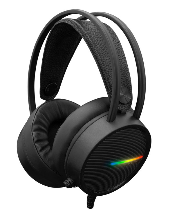 Cuffie Gaming con Microfono Nero GH-2042 OCELOT - White Shark ICSB-GH2042