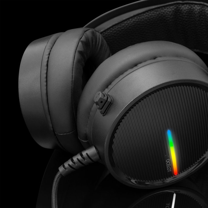 Cuffie Gaming con Microfono Nero GH-2042 OCELOT - White Shark ICSB-GH2042