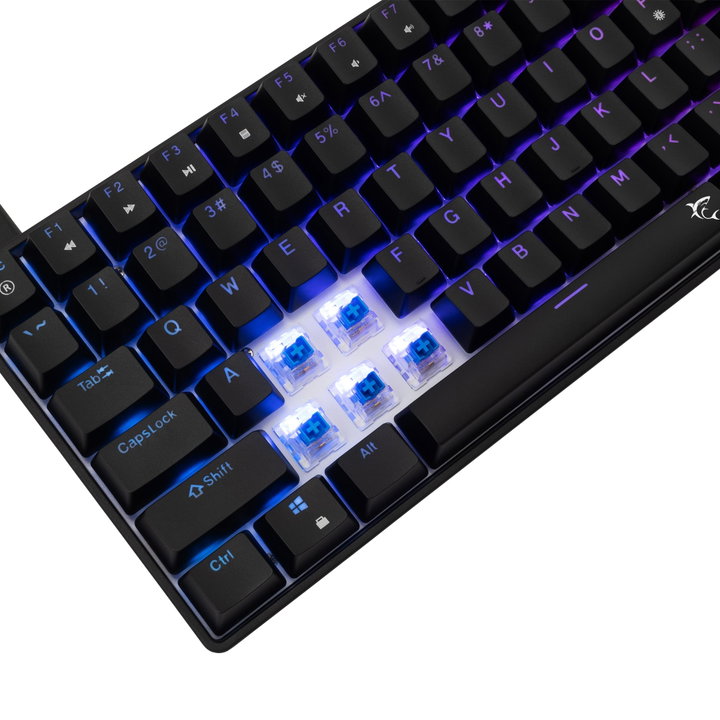 Tastiera Gaming USB 85 Tasti con Retroilluminazione LED RGB - White Shark ICSB-GK005121