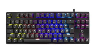 Keyboard Gaming Mechanics RGB LED 87 Keyboard SPARTAN GK- 1925 - White Shark ICSB-GK 1925