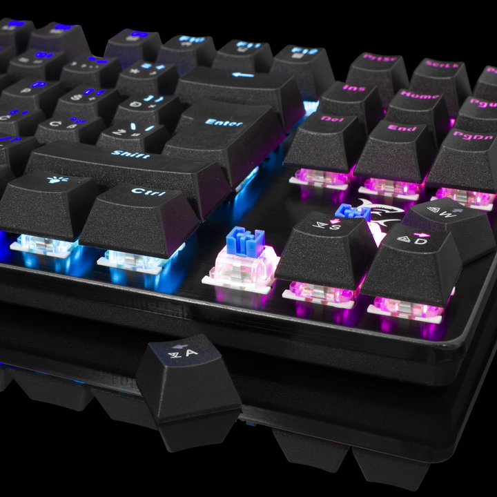 Tastiera Gaming Meccanica RGB LED 87 Tasti SPARTAN GK-1925 - White Shark ICSB-GK1925