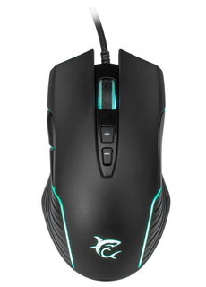 Mouse Optical USB Gaming 6400 Dpi Backlight LED RGB Black - White Shark ICSB-GM 5003