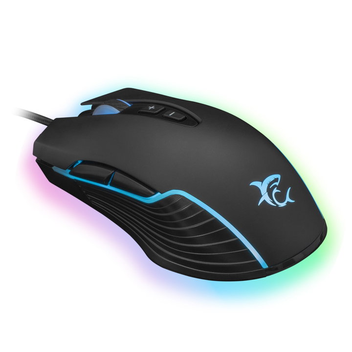 Mouse Ottico USB Gaming 6400 Dpi Retroilluminazione LED RGB Nero - White Shark ICSB-GM5003