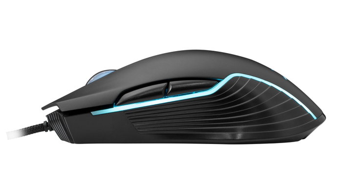 Mouse Ottico USB Gaming 6400 Dpi Retroilluminazione LED RGB Nero - White Shark ICSB-GM5003