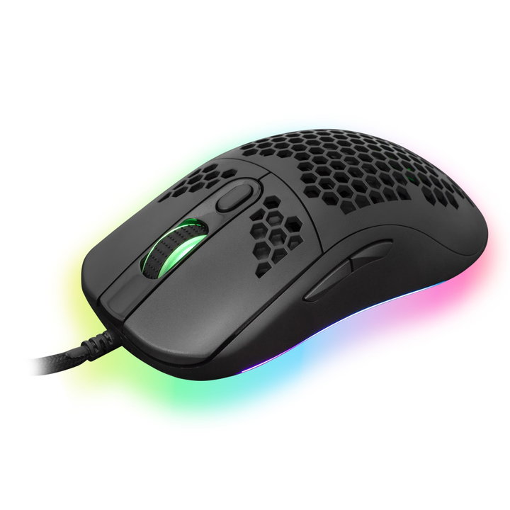 Mouse Gaming Ottico USB 6400 DPI RGB 6D Nero GALAHAD - White Shark ICSB-GM5007BK