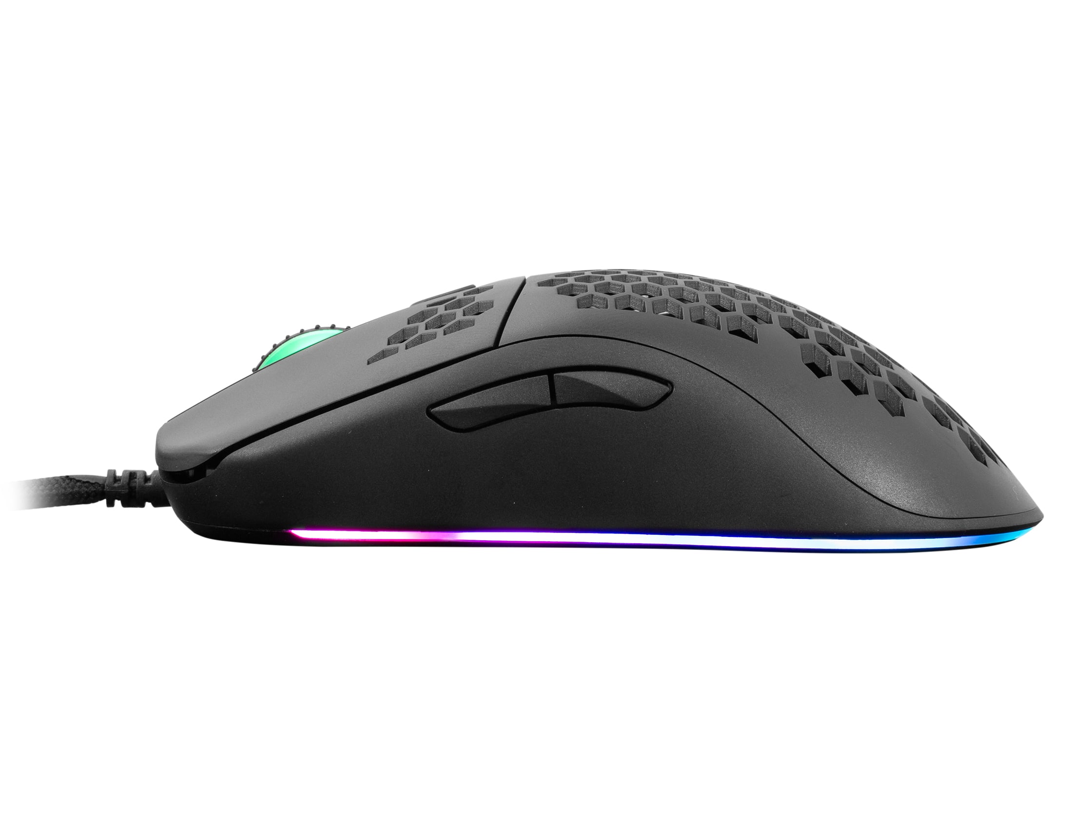 Mouse Gaming Optical USB 6400 DPI RGB 6 D Nero GALAHAD - White Shark ICSB-GM 5007 BK