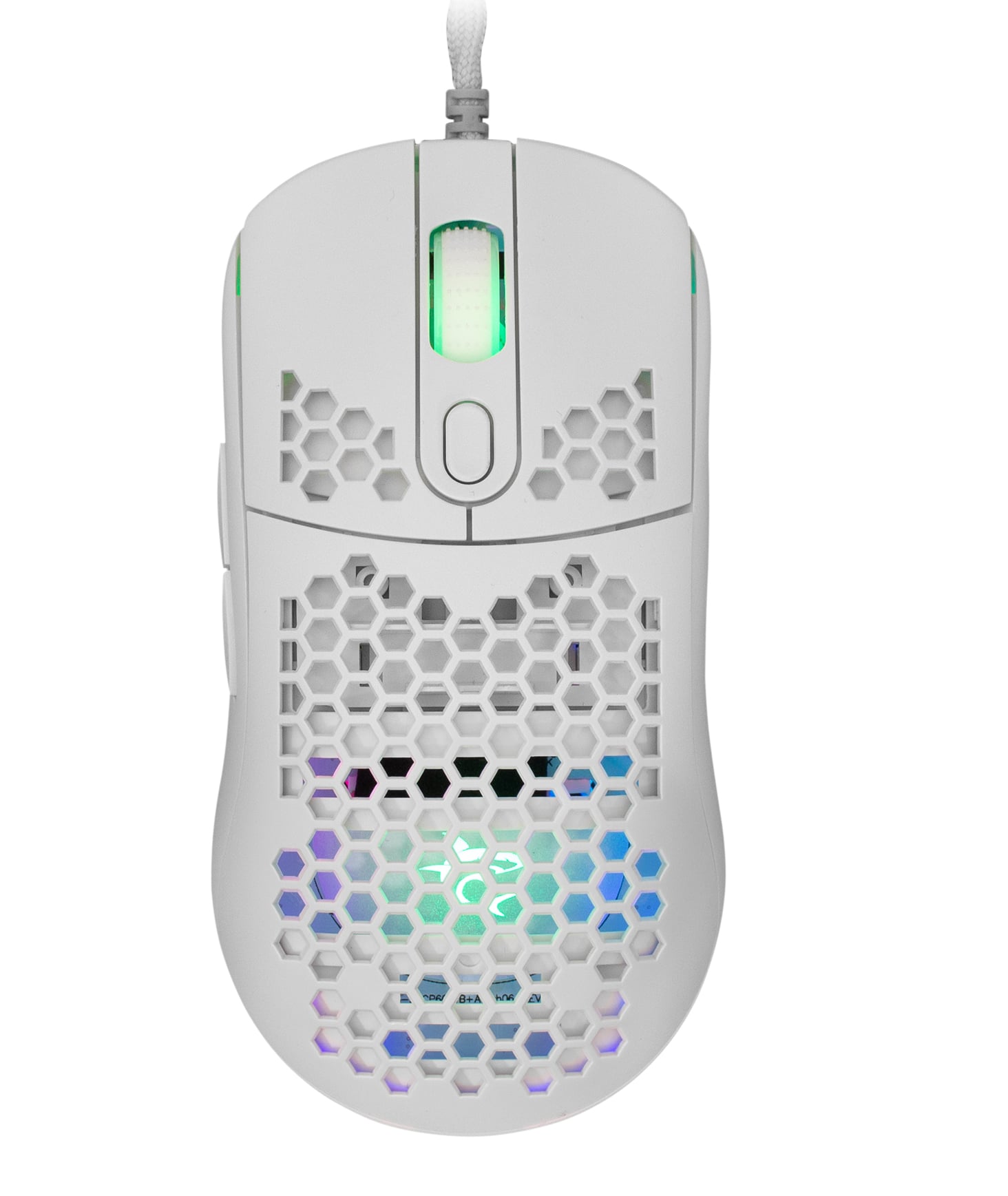 Mouse Gaming Optical USB 6400 DPI RGB 6 D White GALAHAD - White Shark ICSB-GM 5007 Wh