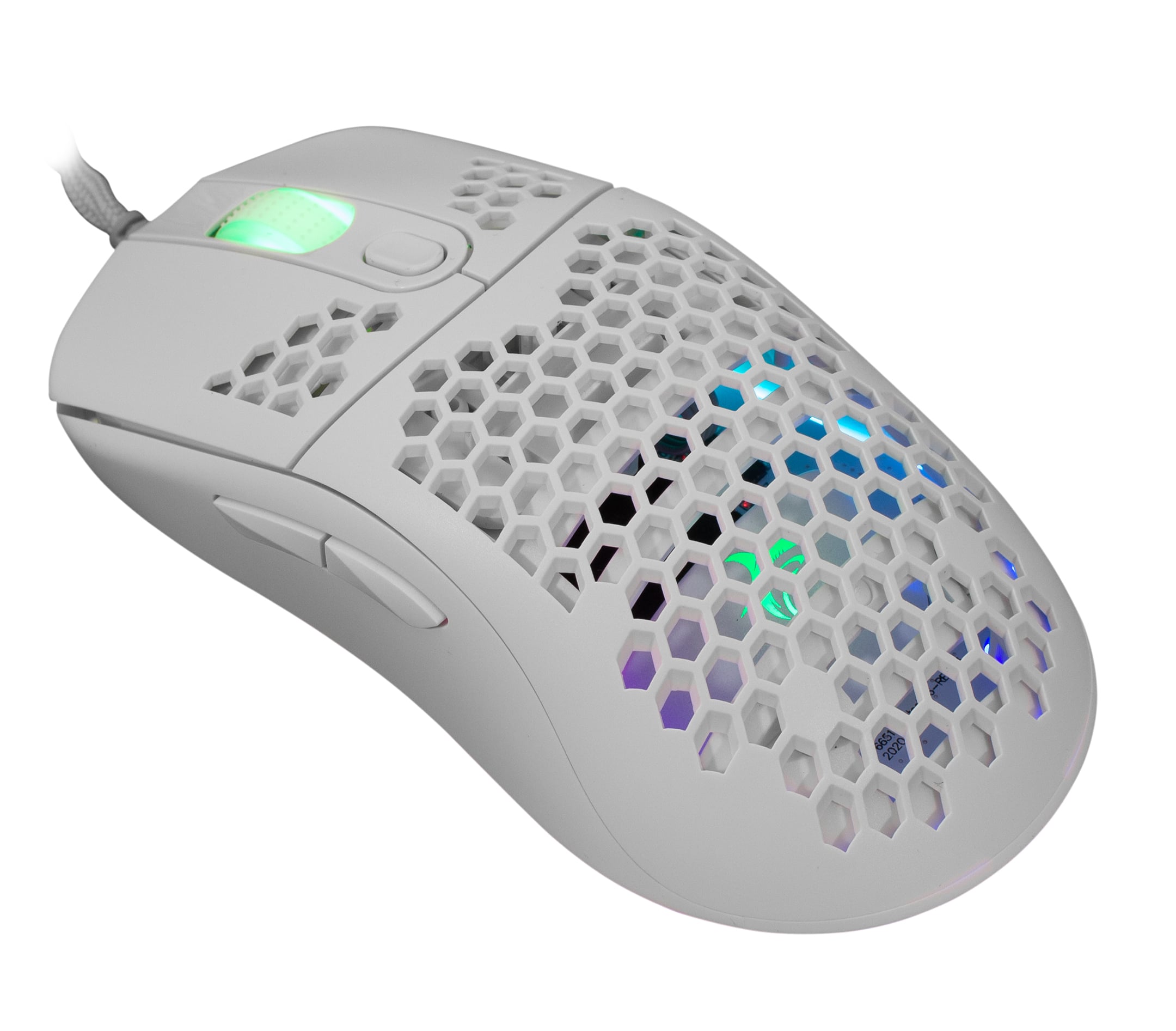 Mouse Gaming Optical USB 6400 DPI RGB 6 D White GALAHAD - White Shark ICSB-GM 5007 Wh