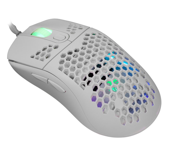 Mouse Gaming Ottico USB 6400 DPI RGB 6D Bianco GALAHAD - White Shark ICSB-GM5007WH