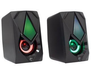 Set Speakers Gaming USB RGB 2.0 Stereo - White Shark ICSB-GSP 619