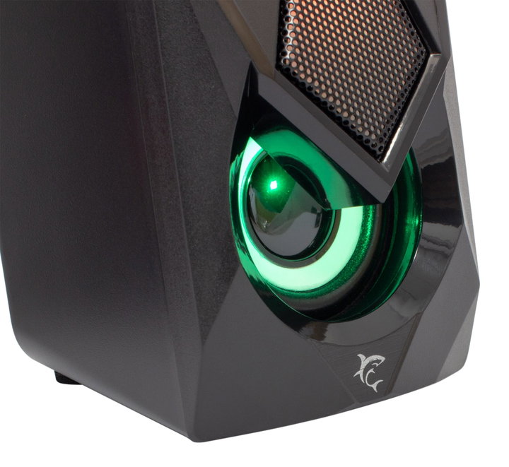 Set Speakers Gaming USB RGB 2.0 Stereo - White Shark ICSB-GSP 619