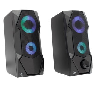Set Speakers Gaming USB RGB 2.0 Stereo - White Shark ICSB-GSP 634