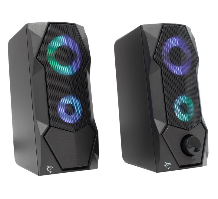 Set Speakers Gaming USB RGB 2.0 Stereo - White Shark ICSB-GSP 634