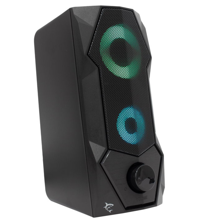 Set Speakers Gaming USB RGB 2.0 Stereo - White Shark ICSB-GSP 634