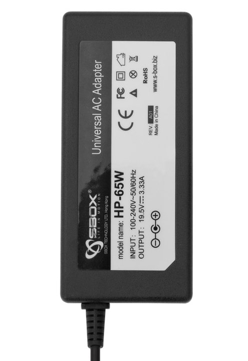 Alimentatore per Notebook HP 65W Nero - SBOX ICSB-HP65W