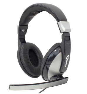 Gaming headphones with microphone 3.5 mm Black - Sbox ICSB-HS 302