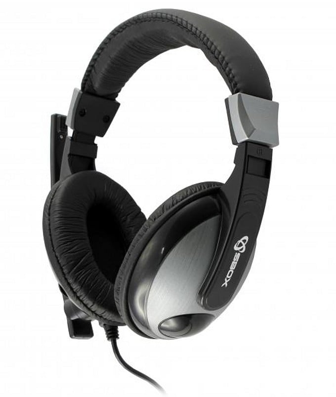 Gaming headphones with microphone 3.5 mm Black - Sbox ICSB-HS 302