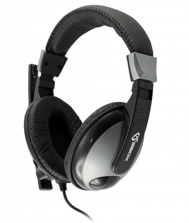 Cuffie Gaming con Microfono 3.5mm Nero - Sbox ICSB-HS302