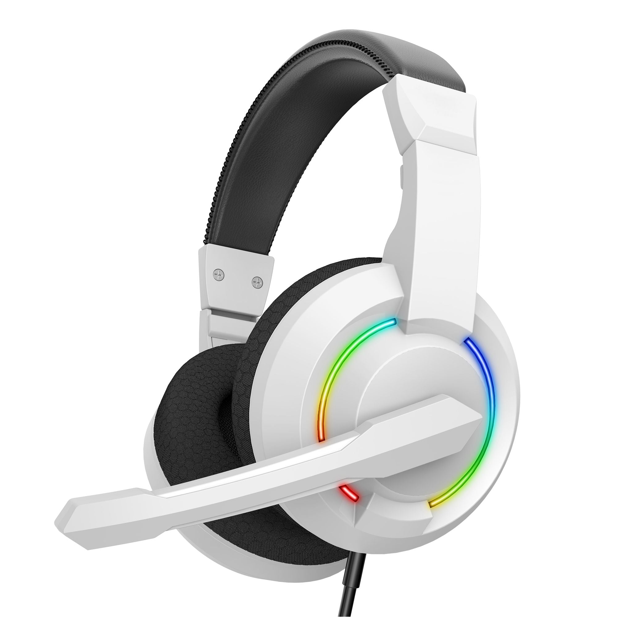 Stereo 2.0 Gaming headphones with RGB microphone and lighting, BGH- 021 HYDRA White - Baracuda ICSB-HYDRAWH