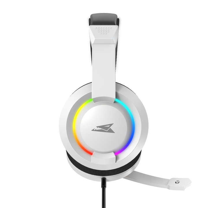 Cuffie Gaming Stereo 2.0 con Microfono e Illuminazione RGB, BGH-021 HYDRA Bianco - Baracuda ICSB-HYDRAWH