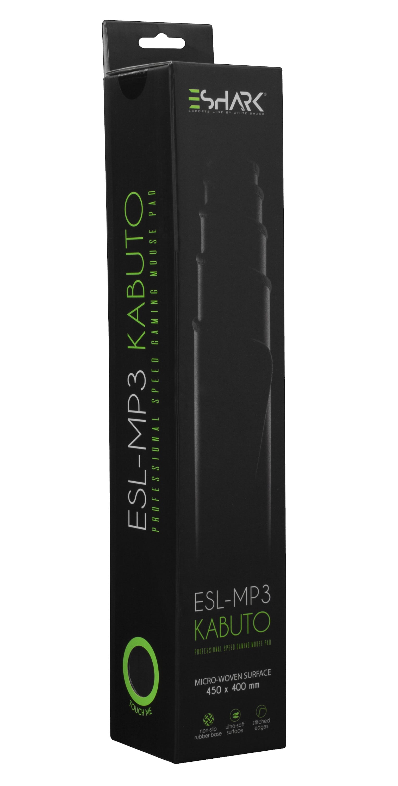 Tappetino per Mouse Gaming Professionale Nero - Eshark ICSB-KABUTOL