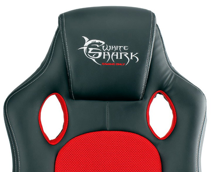 Sedia da Gioco Kings Throne Rosso/Nero - White Shark ICSB-KINGSTHRONE
