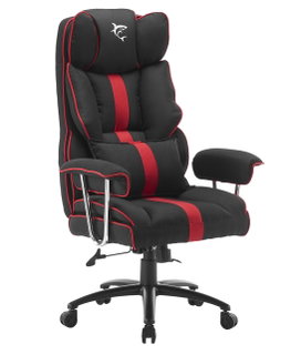 Le Mans Red/Black Toy Chair - White Shark ICSB-LEMANS