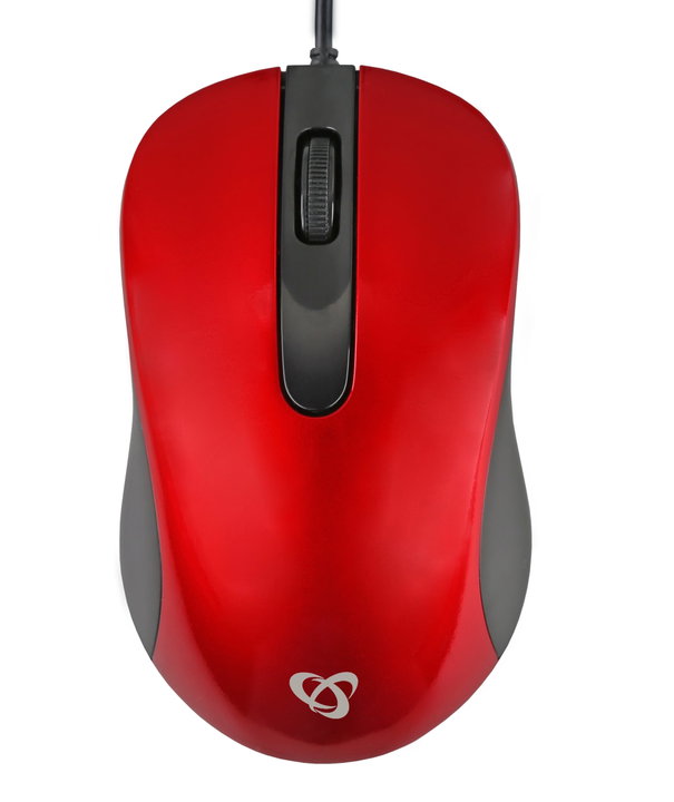 Mouse Ottico USB 1000 Dpi 3D Rosso - Sbox ICSB-M901R