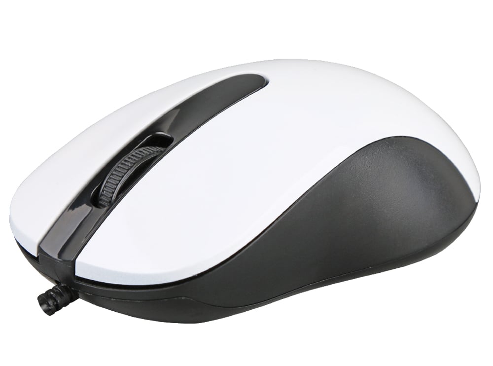 Mouse Optical USB 1000 Dpi 3 D White M- 901 - Sbox ICSB-M 901 W
