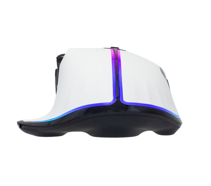 Mouse Ottico USB Gaming 12000 Dpi 9 Tasti Retroilluminazione LED RGB Bianco - White Shark ICSB-MARROKW
