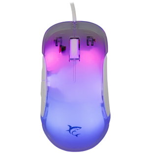 Mouse Ottico USB Gaming 12800 DPI 7 Tasti LED RGB Bianco - White Shark ICSB-MORDREDWH