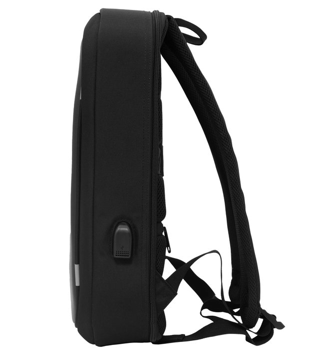 Zaino Notebook 15.6" Waterproof Bagaglio a Mano CASABLANCA Nero - SBOX ICSB-NSS19160BK