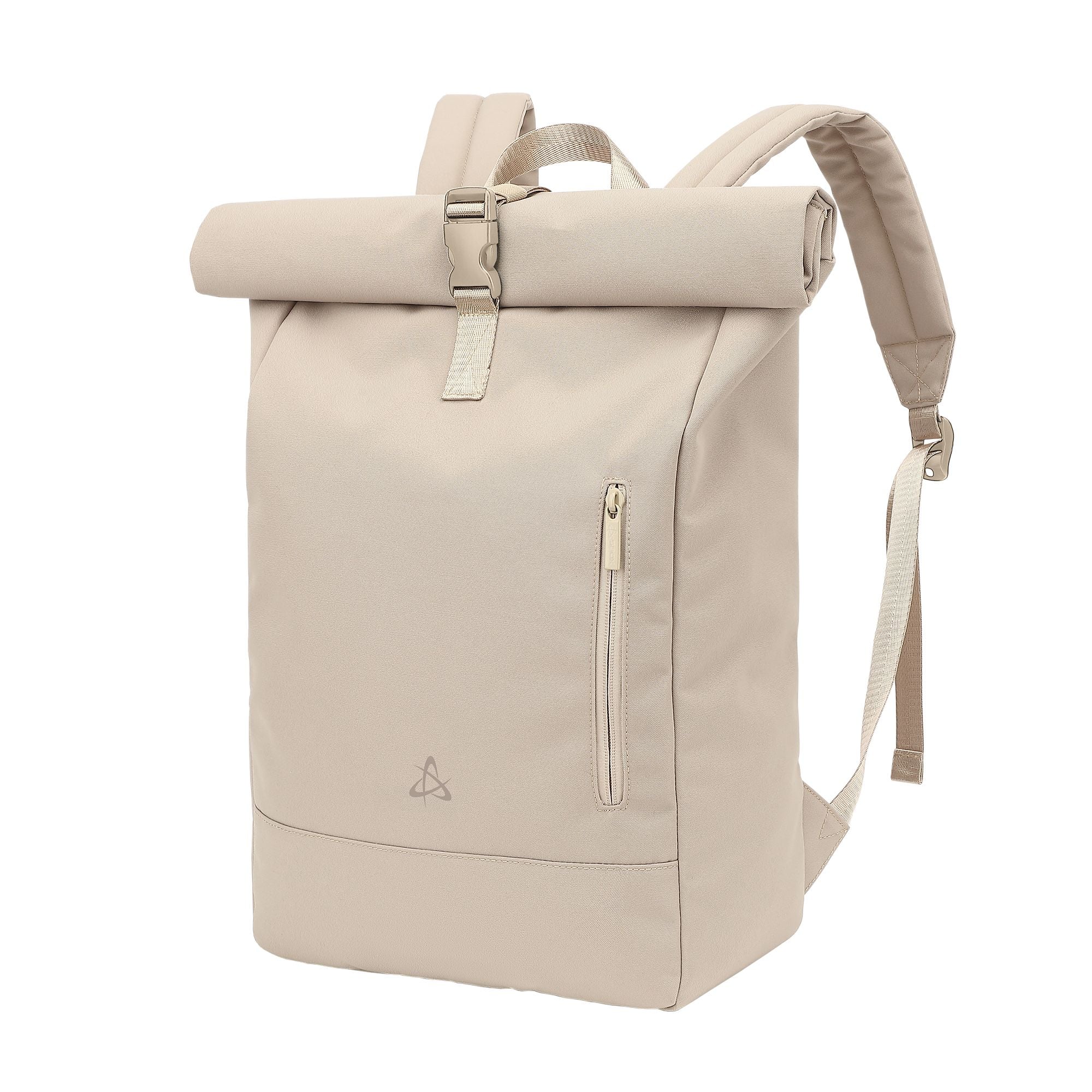 Zaino Rolltop Impermeabile per Notebook Jakarta 15,6'' Beige - Sbox ICSB-NSS19368BE