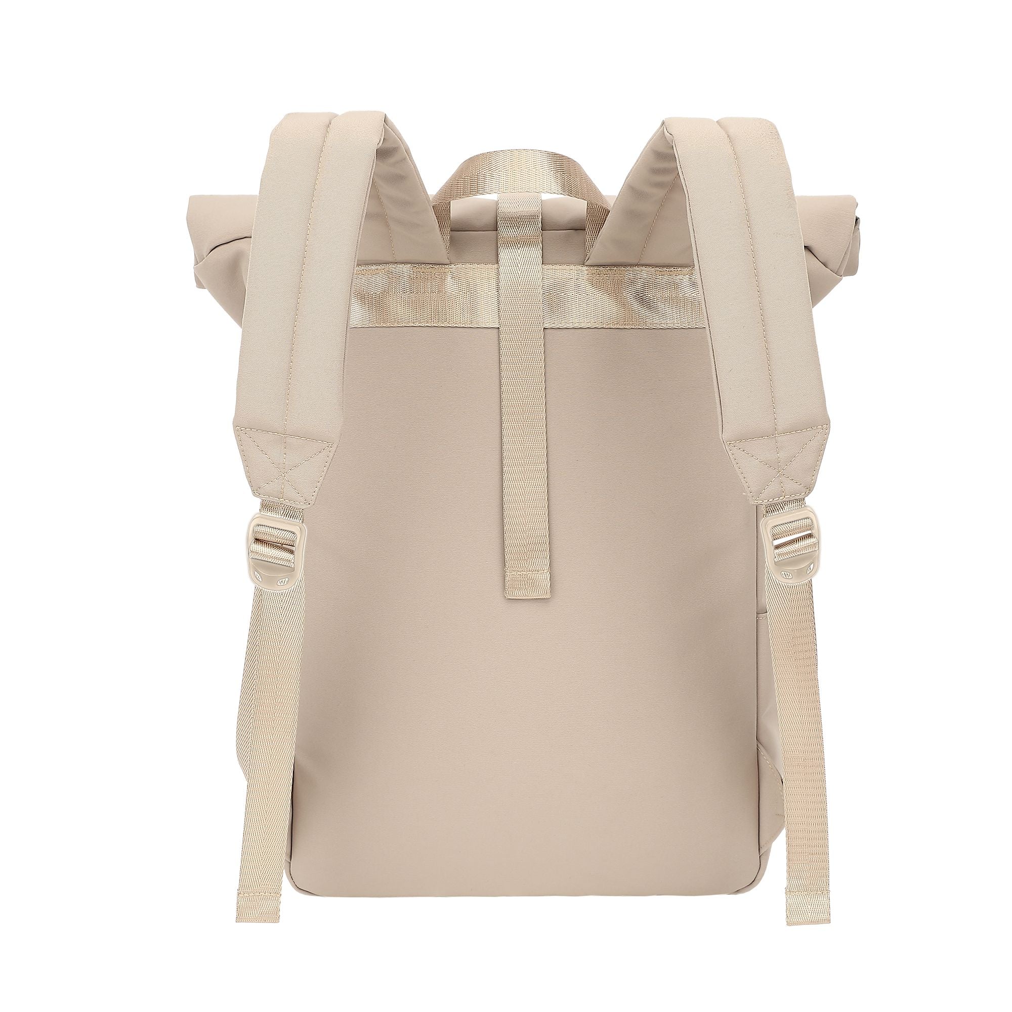 Zaino Rolltop Impermeabile per Notebook Jakarta 15,6'' Beige - Sbox ICSB-NSS19368BE