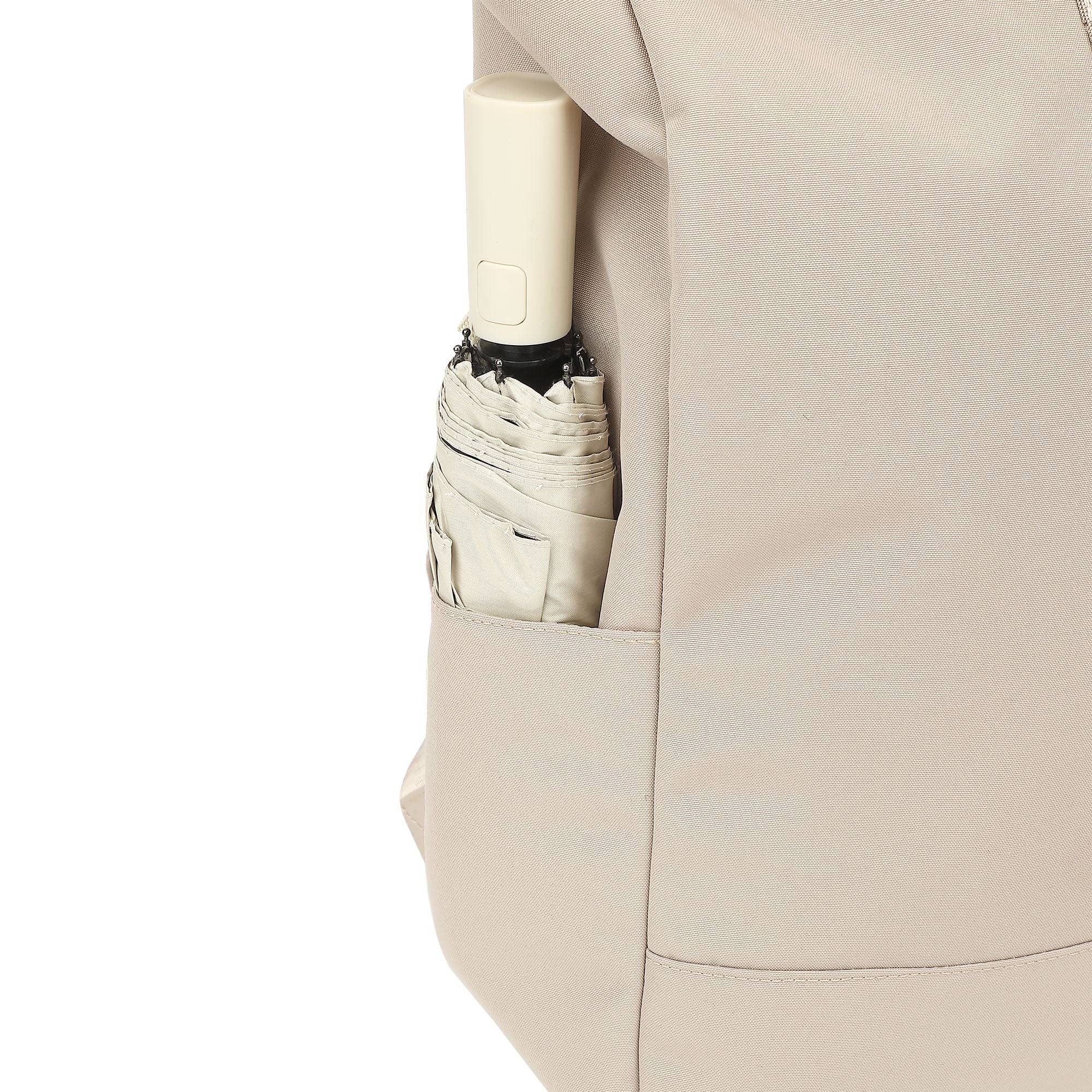 Zaino Rolltop Impermeabile per Notebook Jakarta 15,6'' Beige - Sbox ICSB-NSS19368BE