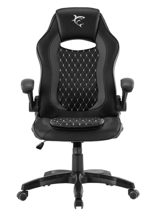 Sedia da Gaming NYX nera con braccioli 1D - White Shark ICSB-NYX