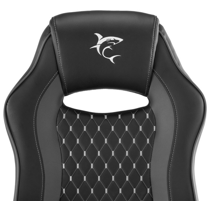 Sedia da Gaming NYX nera con braccioli 1D - White Shark ICSB-NYX