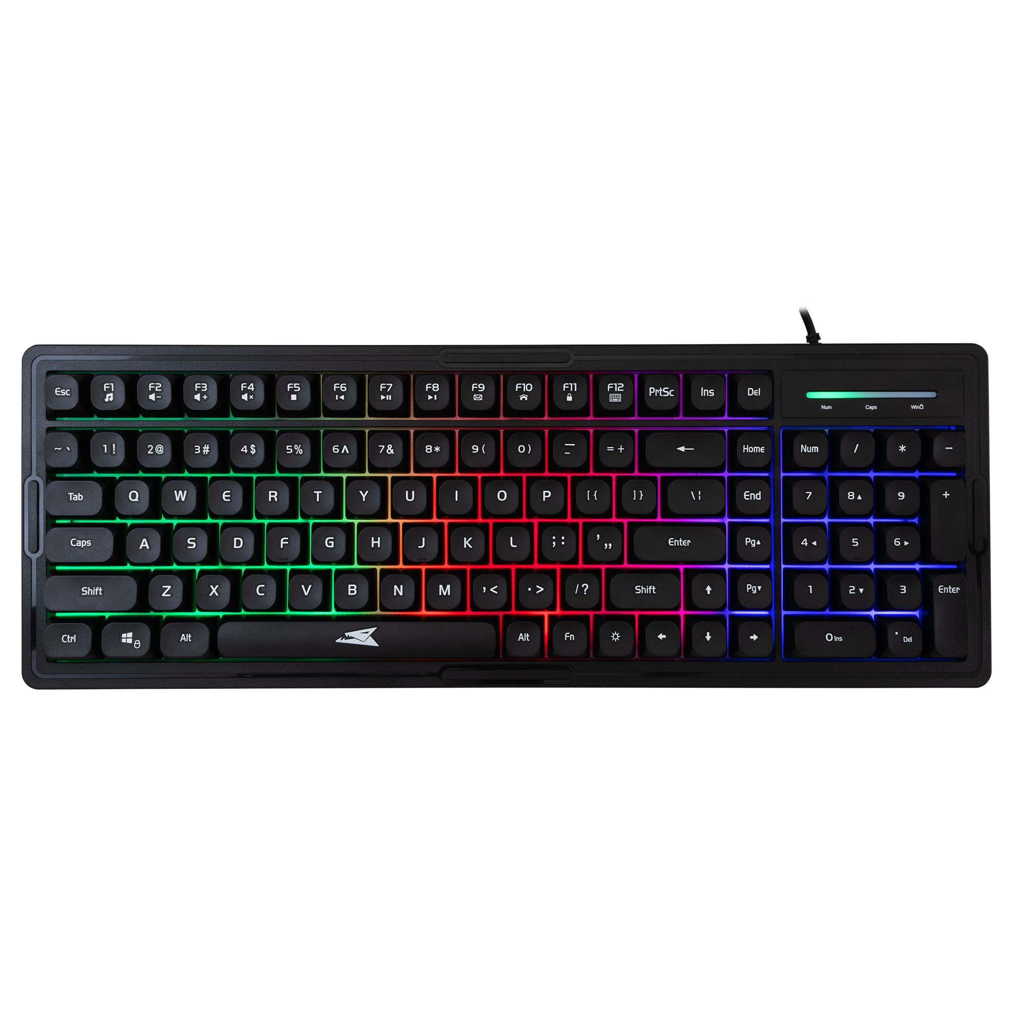 101 Keyboard Kit USB Keys and Mouse 7200 Dpi Black - Baracuda ICSB-ORCABK