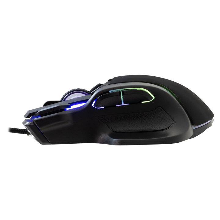 Mouse Ottico USB Gaming 7200 Dpi Retroilluminazione LED RGB Nero - Baracuda ICSB-PIRANHABK