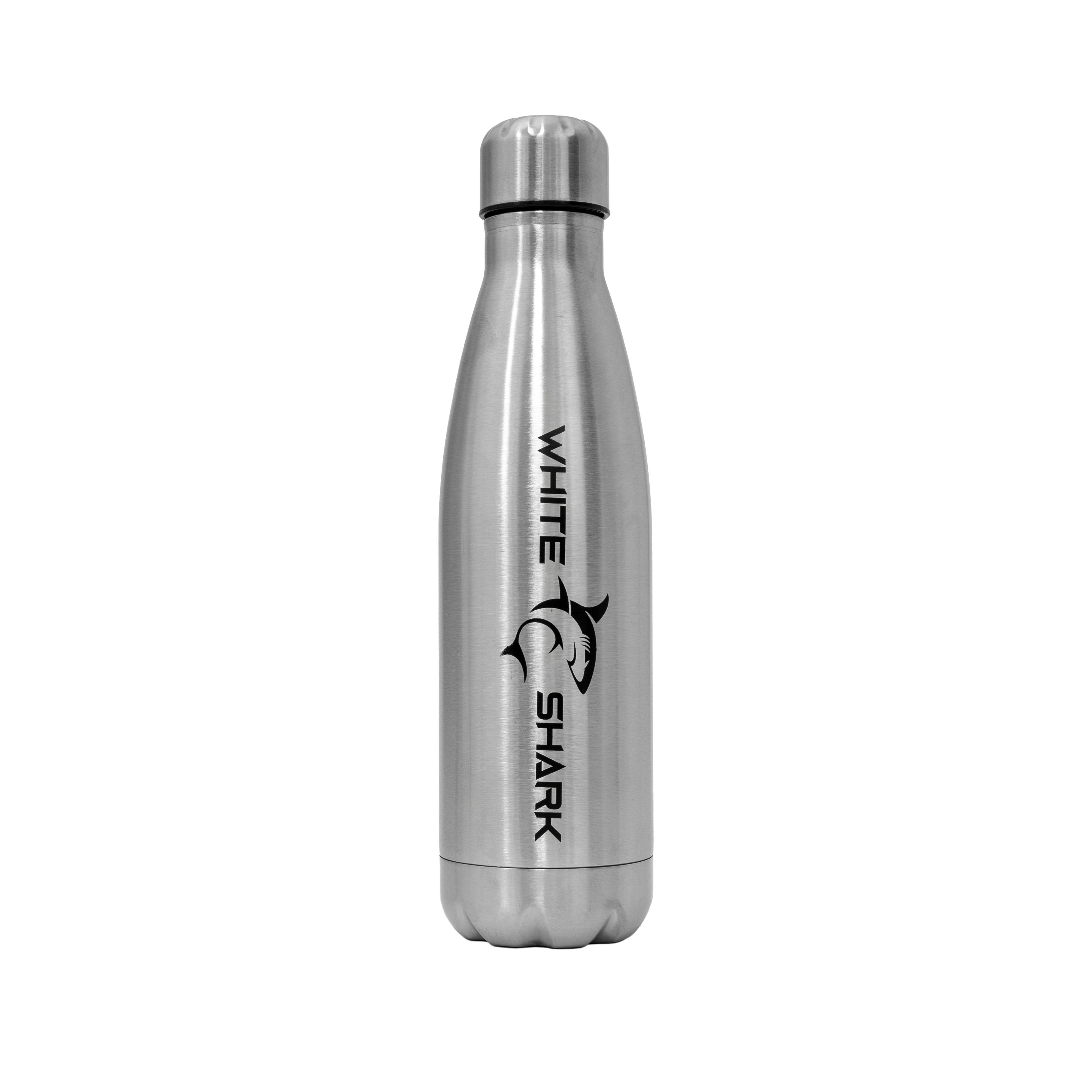Borraccia in Acciaio Inossidabile 500 ml Silver - White Shark ICSB-POSEIDON