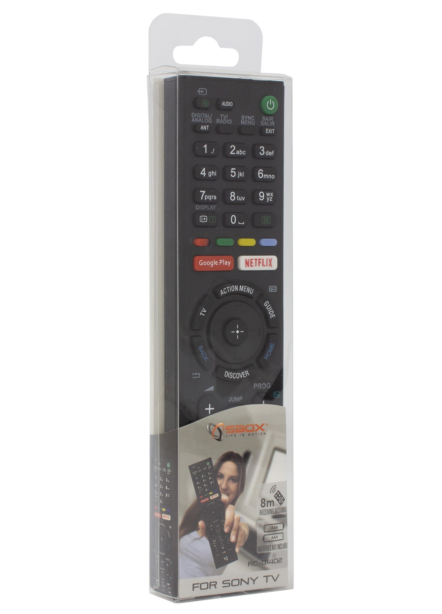 Remote control for Sony SMART TV - Sbox ICSB-RC 1402 S