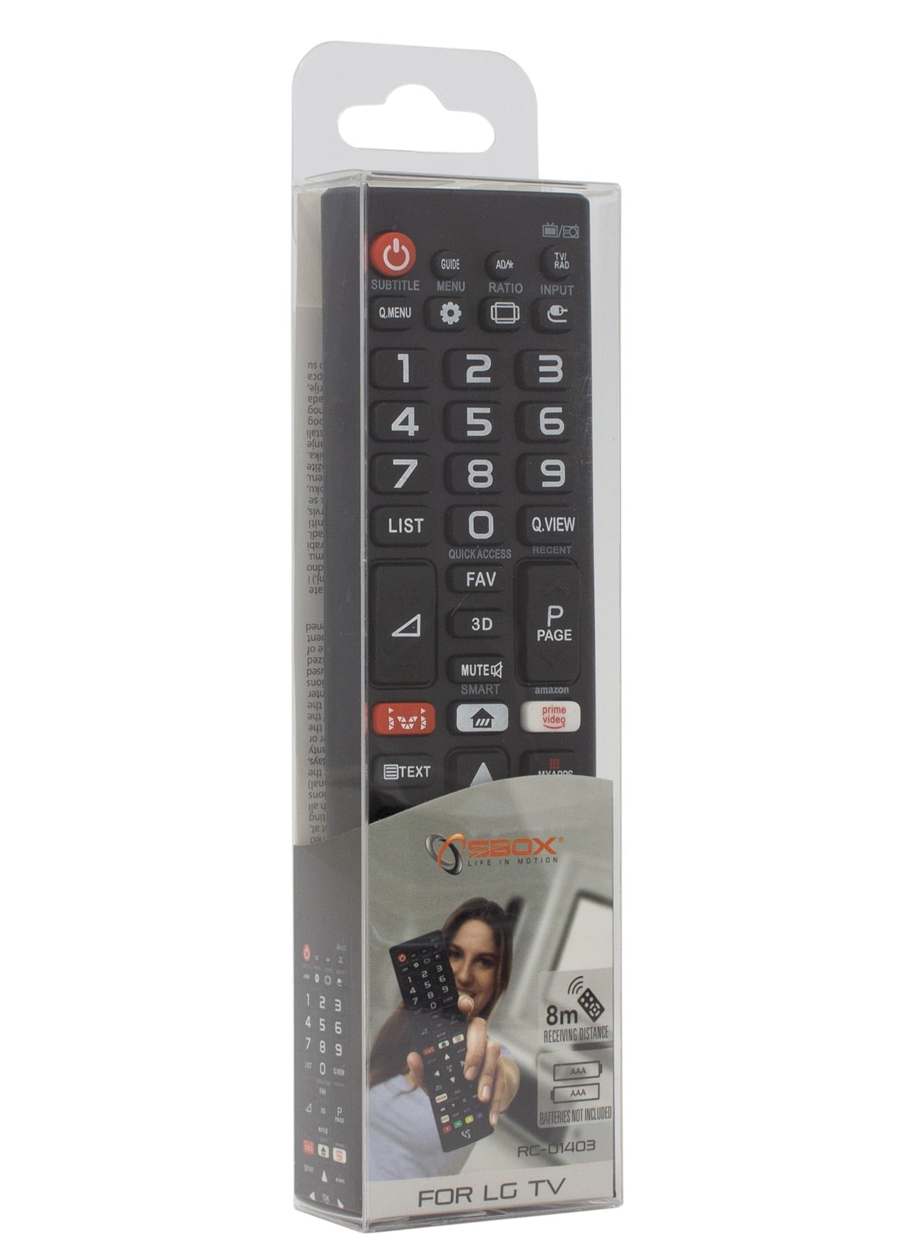 Telecomando per LG SMART TV - Sbox ICSB-RC1403L