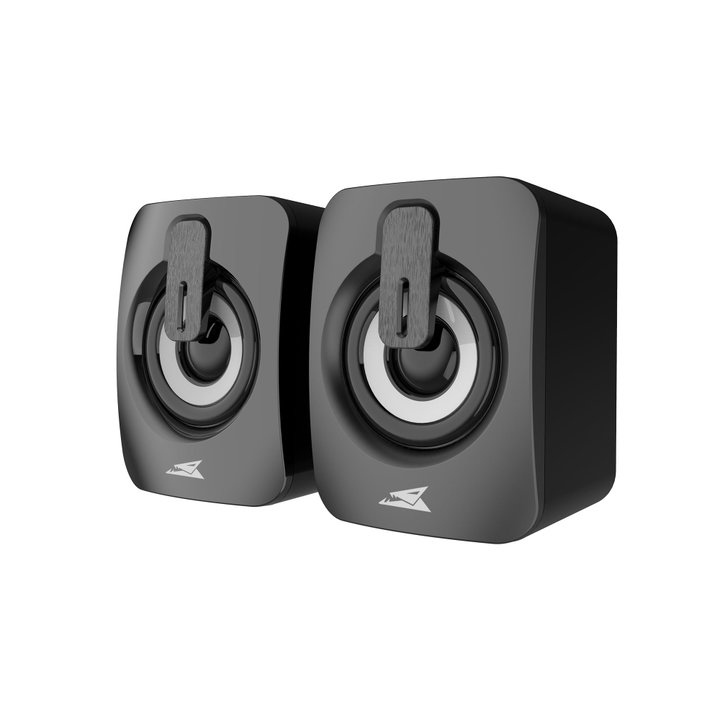 Set Speaker 3.5 mm Stereo USB with LED, SEASHELL - Baracuda ICSB-SEASHELLBK