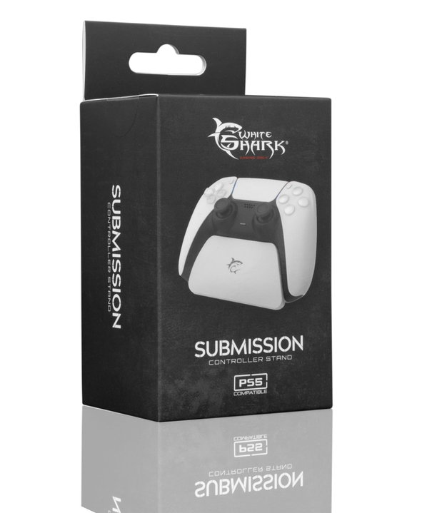 Supporto Stand per Controller PS5 Bianco - White Shark ICSB-SUBMISSION