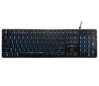 Tastiera Gaming USB 104 Tasti con Retroilluminazione LED Blu - White Shark ICSB-TACHIBK