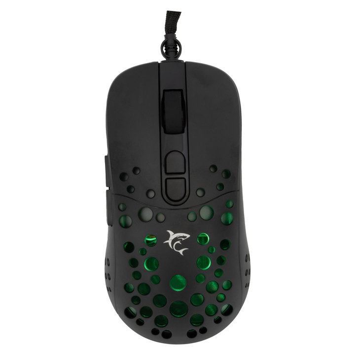 Mouse Ottico USB Gaming 12800 Dpi LED RGB 7D Nero - White Shark ICSB-TRISTAN