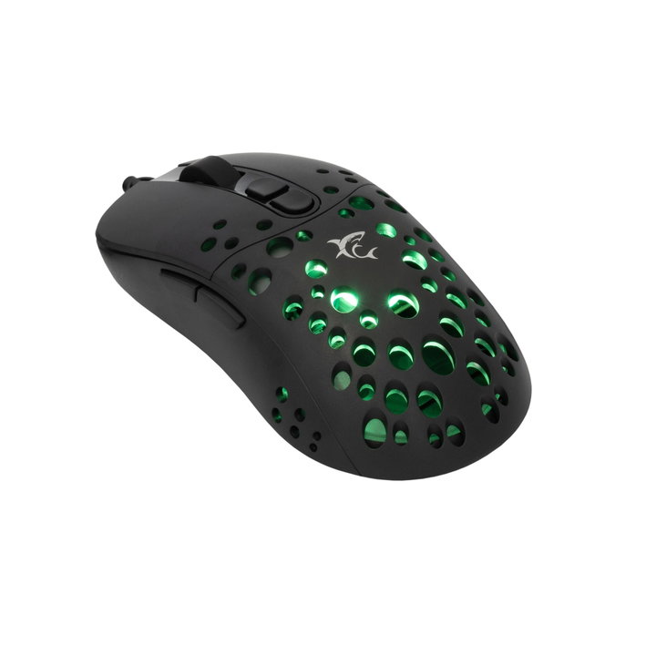 Mouse Ottico USB Gaming 12800 Dpi LED RGB 7D Nero - White Shark ICSB-TRISTAN