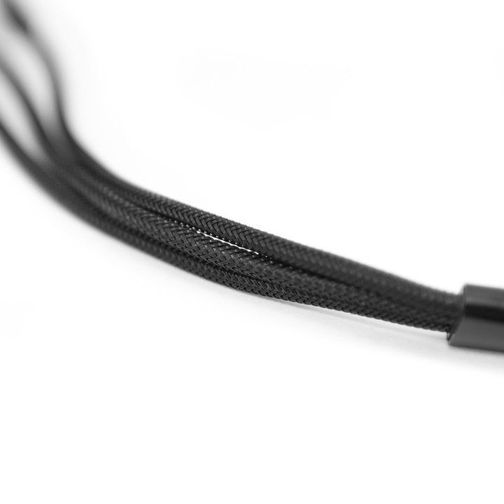 Multi Cavo di Ricarica da USB tipo A a USB-C MicroUSB e 8-pin 1m Nero - Sbox ICSB-USB3IN1
